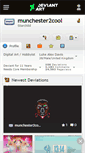 Mobile Screenshot of munchester2cool.deviantart.com