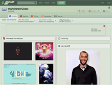 Tablet Screenshot of munchester2cool.deviantart.com