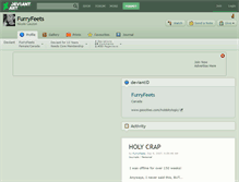 Tablet Screenshot of furryfeets.deviantart.com