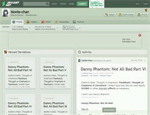 Tablet Screenshot of monte-chan.deviantart.com