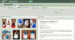 Desktop Screenshot of imaginaryroses.deviantart.com