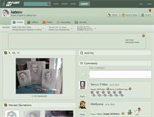 Tablet Screenshot of katesw.deviantart.com