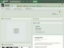Tablet Screenshot of nuozek.deviantart.com