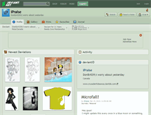 Tablet Screenshot of ipraise.deviantart.com