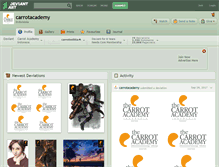 Tablet Screenshot of carrotacademy.deviantart.com