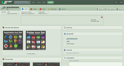 Desktop Screenshot of precisionone.deviantart.com