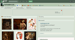 Desktop Screenshot of mythological-club.deviantart.com