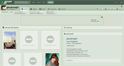 Desktop Screenshot of giacalonegirl.deviantart.com