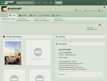 Tablet Screenshot of giacalonegirl.deviantart.com