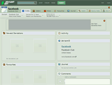 Tablet Screenshot of facebook.deviantart.com