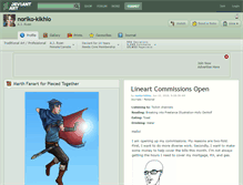 Tablet Screenshot of noriko-kikhio.deviantart.com