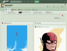 Tablet Screenshot of danmcdaid.deviantart.com