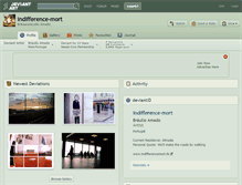 Tablet Screenshot of indifference-mort.deviantart.com