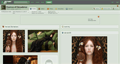 Desktop Screenshot of essence-of-decadence.deviantart.com