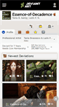 Mobile Screenshot of essence-of-decadence.deviantart.com