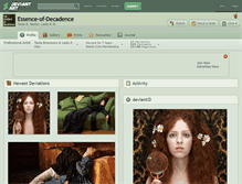 Tablet Screenshot of essence-of-decadence.deviantart.com