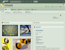 Tablet Screenshot of lilyvocaloid.deviantart.com