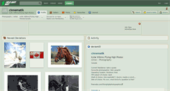 Desktop Screenshot of cinnematik.deviantart.com