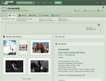 Tablet Screenshot of cinnematik.deviantart.com