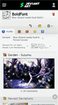 Mobile Screenshot of boldfont.deviantart.com