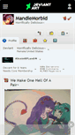 Mobile Screenshot of mandiemorbid.deviantart.com