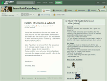 Tablet Screenshot of hmm-soul-eater-boyz.deviantart.com