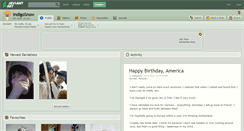 Desktop Screenshot of indigosnow.deviantart.com