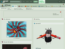 Tablet Screenshot of mrpouya.deviantart.com