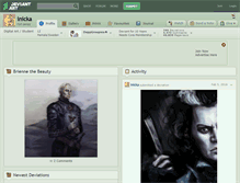 Tablet Screenshot of inicka.deviantart.com