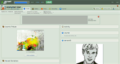 Desktop Screenshot of anonymer-user.deviantart.com