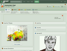 Tablet Screenshot of anonymer-user.deviantart.com