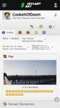 Mobile Screenshot of cookehofdoom.deviantart.com