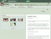 Tablet Screenshot of billjersey.deviantart.com