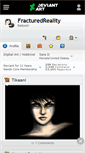 Mobile Screenshot of fracturedreality.deviantart.com