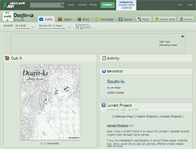 Tablet Screenshot of doujin-ka.deviantart.com
