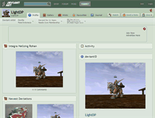 Tablet Screenshot of lightdp.deviantart.com