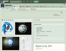 Tablet Screenshot of lagmobile.deviantart.com