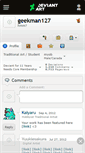 Mobile Screenshot of geekman127.deviantart.com