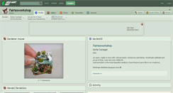 Desktop Screenshot of fairiesworkshop.deviantart.com