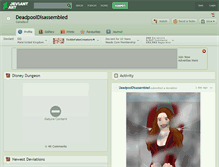Tablet Screenshot of deadpooldisassembled.deviantart.com