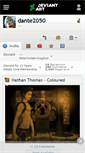 Mobile Screenshot of dante2050.deviantart.com