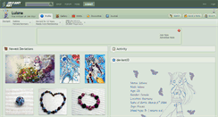 Desktop Screenshot of lulana.deviantart.com