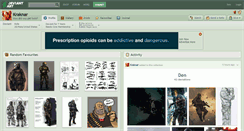 Desktop Screenshot of kraknar.deviantart.com