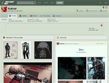 Tablet Screenshot of kraknar.deviantart.com
