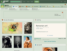 Tablet Screenshot of geory.deviantart.com