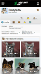 Mobile Screenshot of crazyla56.deviantart.com