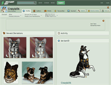 Tablet Screenshot of crazyla56.deviantart.com