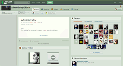 Desktop Screenshot of a-hole-in-my-skin.deviantart.com