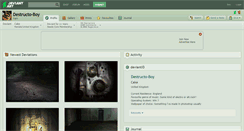 Desktop Screenshot of destructo-boy.deviantart.com