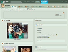 Tablet Screenshot of angilus.deviantart.com